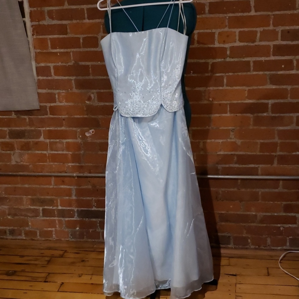 Two piece prom dress